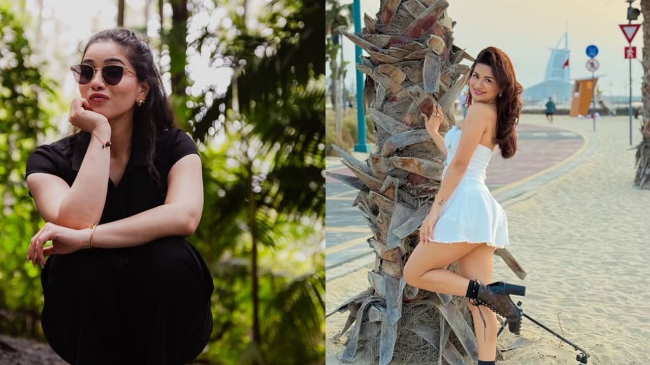 सारा तेंदुुलकर की ब्लैक ड्रेस फोटो (photo credit: instagram/saratendulkar,,avneetkaur_13)